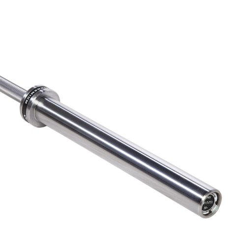 GO901 GRYF OLIMPIJSKI 20KG 2200MM HMS PREMIUM + ZG1500 SILVER ZACISKI LOCK JAW (2 szt)