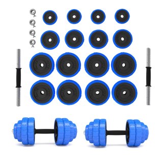 SGG30 SZTANGIELKI GUMOWANE W WALIZCE 30KG HMS