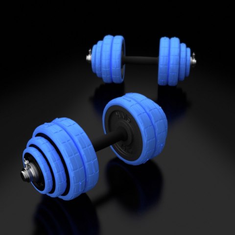 SGG30 SZTANGIELKI GUMOWANE W WALIZCE 30KG HMS
