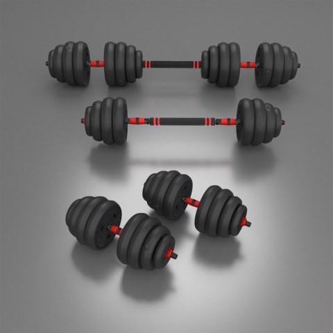 SGN140 PRO SET 6W1 ZESTAW CIĘŻARÓW 40KG HMS