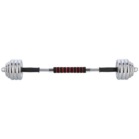 STC30 SZTANGIELKI-SZTANGA W WALIZCE CHROM 2x15KG HMS