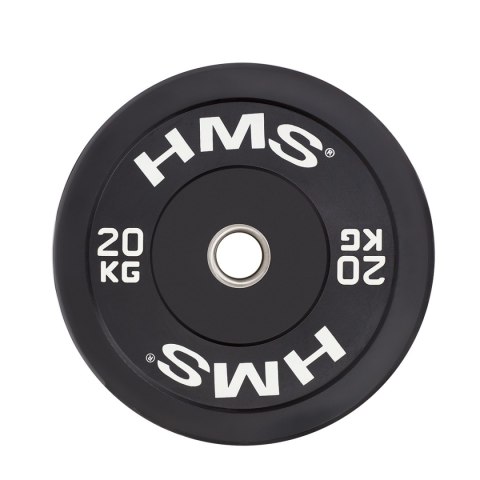 BBR20 BLACK TALERZ OLIMPIJSKI BUMPER 20 KG HMS BBR20 BLACK TALERZ OLIMPIJSKI BUMPER 20 KG HMS