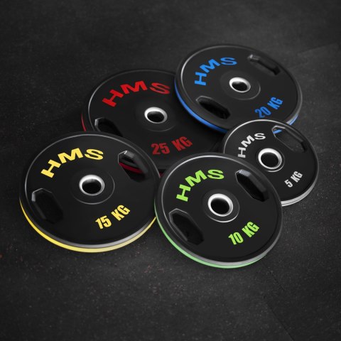 TOG10 2 x 10 KG TALERZ OLIMPIJSKI OGUMOWANY 2 x 10 KG HMS
