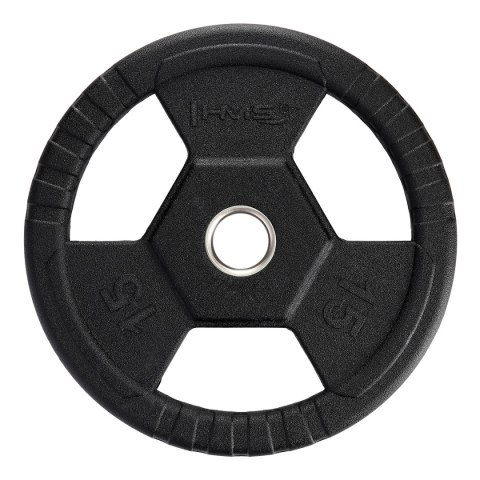 TOH15 CZARNY TALERZ OLIMPIJSKI OGUMOWANY 15 KG HMS TOH15 CZARNY TALERZ OLIMPIJSKI OGUMOWANY 15 KG HMS