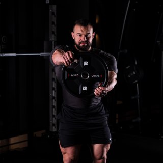 TPC15 TALERZ OLIMPIJSKI POLIURETANOWY CPU 15 KG HMS