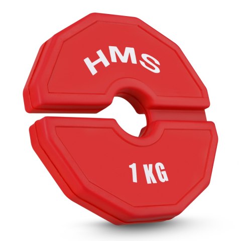 TSN100 2 x 1 KG TALERZ NA SPRZĘT DO TRENINGU SIŁOWEGO I FITNESS TYPU NAKŁADKA 2 x 1 KG HMS