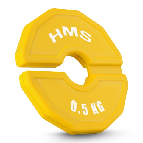 TSN50 2 x 0.5 KG TALERZ NA SPRZĘT DO TRENINGU SIŁOWEGO I FITNESS TYPU NAKŁADKA 2 x 0.5 KG HMS
