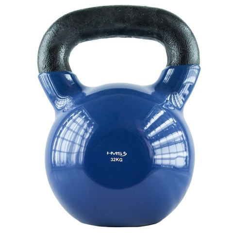 KNV32 BLUE KETTLEBELL ŻELIWNY POKRYTY WINYLEM HMS KNV32 BLUE KETTLEBELL ŻELIWNY POKRYTY WINYLEM HMS
