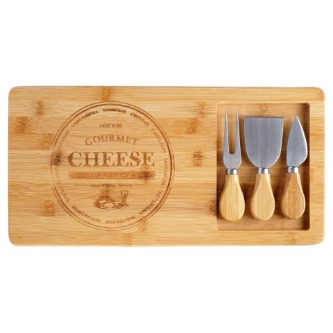 Bambusowa deska do krojenia serów do serwowania noże do sera cheese Bambusowa deska do krojenia serów do serwowania noże do sera cheese