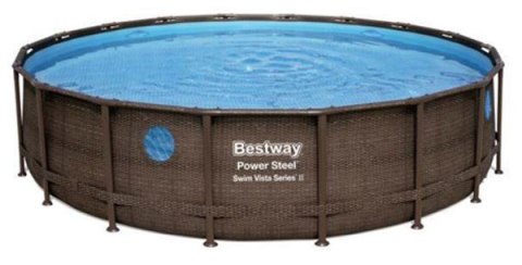 Basen Stelażowy BESTWAY Power Steel Swim VISTA 549 x 122 cm Basen Stelażowy BESTWAY Power Steel Swim VISTA 549 x 122 cm