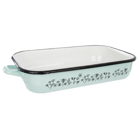 Blacha brytfanna forma emaliowana retro 40x22 cm 3,8 l Blacha brytfanna forma emaliowana retro 40x22 cm 3,8 l
