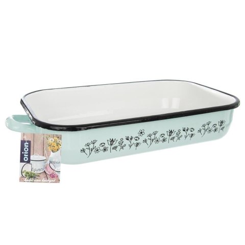 Blacha brytfanna forma emaliowana retro 40x22 cm 3,8 l Blacha brytfanna forma emaliowana retro 40x22 cm 3,8 l
