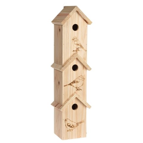 Budka lęgowa 3-piętrowa dla ptaków drewniana / domek lęgowy 60x15x13,5 cm Budka lęgowa 3-piętrowa dla ptaków drewniana / domek lęgowy 60x15x13,5 cm
