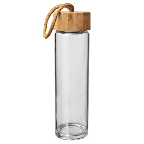 Butelka szklana z sitkiem stalowym bidon na wodę sok lemoniadę filtr na fusy owoce 450 ml Butelka szklana z sitkiem stalowym bidon na wodę sok lemoniadę filtr na fusy owoce 450 ml