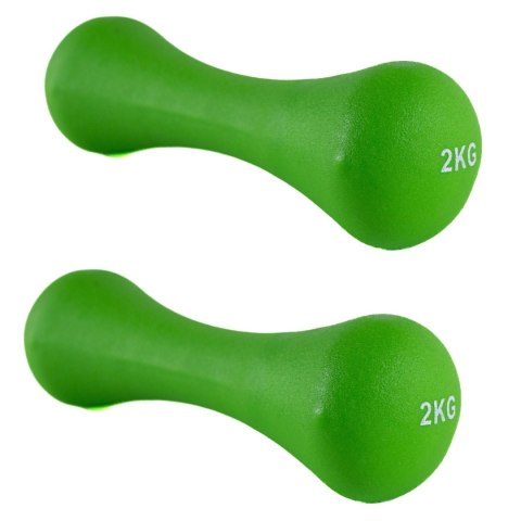 CIĘŻARKI ŻELIWNE POKRYTE NEOPRENEM 2 X 2 KG CIĘŻARKI ŻELIWNE POKRYTE NEOPRENEM 2 X 2 KG