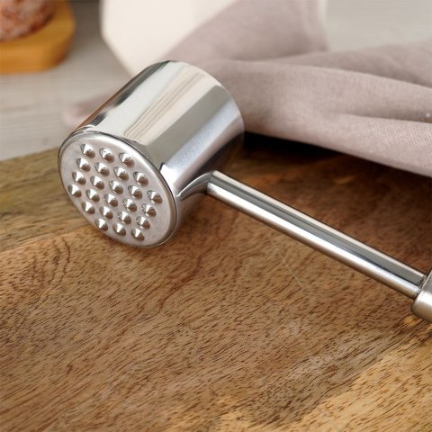DWUSTORNNY TŁUCZEK DO MIĘSA STALOWY 27 CM LUXY DWUSTORNNY TŁUCZEK DO MIĘSA STALOWY 27 CM LUXY