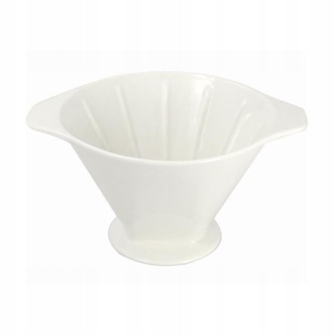 FILTR DO KAWY LEJEK PORCELANOWY BIAŁY DRIPPER FILTR DO KAWY LEJEK PORCELANOWY BIAŁY DRIPPER