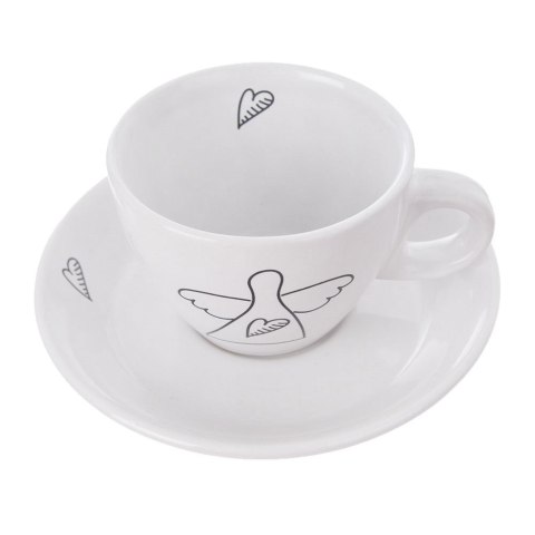 Filiżanka do kawy espresso porcelanowa biała 90 ml 2 sztuki Filiżanka do kawy espresso porcelanowa biała 90 ml 2 sztuki