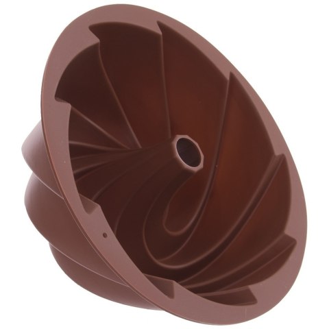 Forma silikonowa do pieczenia babki na babkę z kominem foremka kwiat 23,5 cm Forma silikonowa do pieczenia babki na babkę z kominem foremka kwiat 23,5 cm
