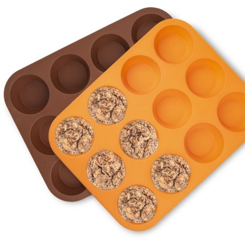 Forma silikonowa do pieczenia muffinek na muffinki babeczki 12 sztuk 32,5x25 cm Forma silikonowa do pieczenia muffinek na muffinki babeczki 12 sztuk 32,5x25 cm