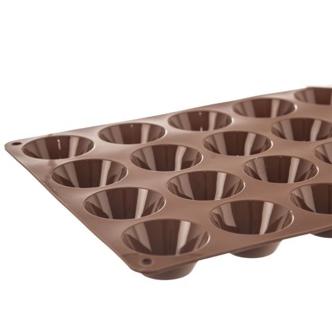 Forma silikonowa foremka do pieczenia mini muffinek na muffinki małe babeczki 20 sztuk Forma silikonowa foremka do pieczenia mini muffinek na muffinki małe babeczki 20 sztuk