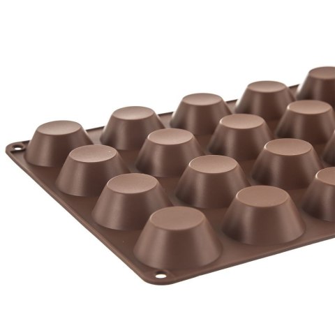 Forma silikonowa foremka do pieczenia mini muffinek na muffinki małe babeczki 20 sztuk Forma silikonowa foremka do pieczenia mini muffinek na muffinki małe babeczki 20 sztuk