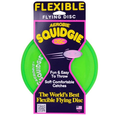 Frisbee Dysk do Rzucania AEROBIE Squidgie Green Frisbee Dysk do Rzucania AEROBIE Squidgie Green