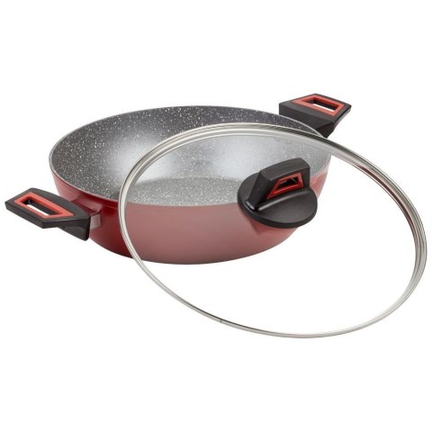 GARNEK RONDEL OKRĄGŁY 28CM Z POKRYWĄ SZKLANĄ 3,8L GARNEK RONDEL OKRĄGŁY 28CM Z POKRYWĄ SZKLANĄ 3,8L