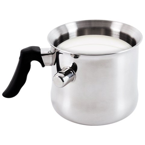 Garnek do gotowania mleka na mleko 1,5 l ,stalowy Garnek do gotowania mleka na mleko 1,5 l ,stalowy