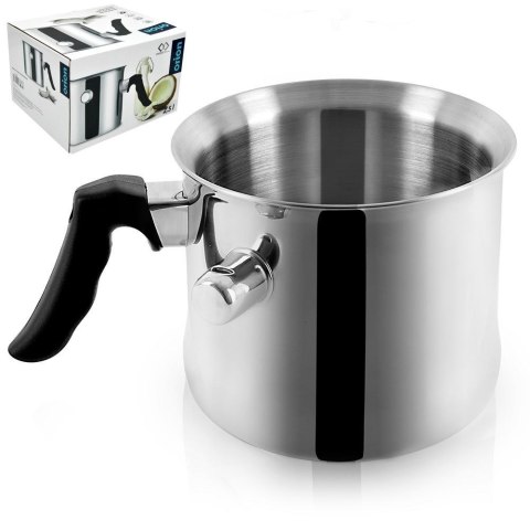 Garnek do gotowania mleka na mleko 2,5 l stalowy Garnek do gotowania mleka na mleko 2,5 l stalowy