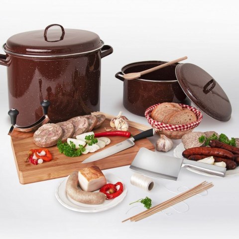 Garnek emaliowany gastronomiczny duży 32 cm 13 l Garnek emaliowany gastronomiczny duży 32 cm 13 l