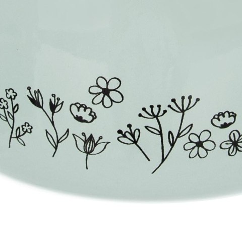 Garnek emaliowany kwiaty 16 cm pokrywa gaz indukcja Garnek emaliowany kwiaty 16 cm pokrywa gaz indukcja