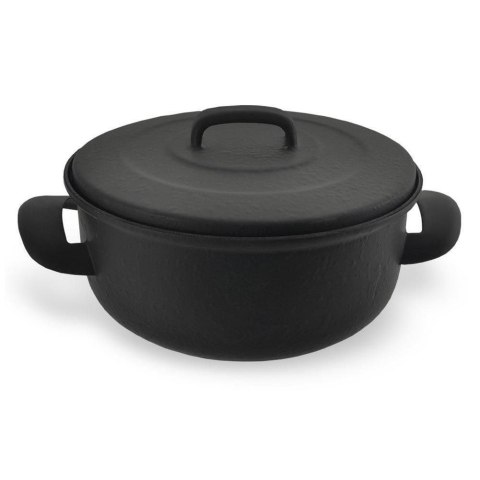Garnek emaliowany z pokrywką 20 cm 3 l Garnek emaliowany z pokrywką 20 cm 3 l