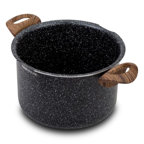 Garnek granitowy NATURE z odcedzaniem funkcją odcedzania 22 cm 5 l Garnek granitowy NATURE z odcedzaniem funkcją odcedzania 22 cm 5 l