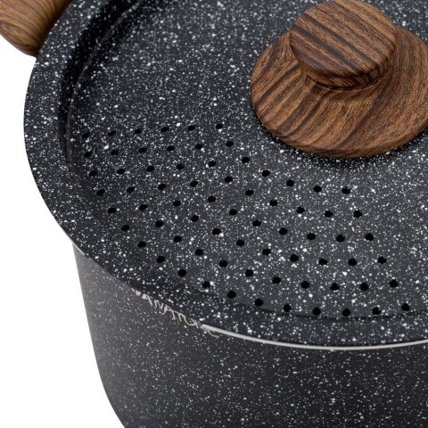 Garnek granitowy NATURE z odcedzaniem funkcją odcedzania 22 cm 5 l Garnek granitowy NATURE z odcedzaniem funkcją odcedzania 22 cm 5 l