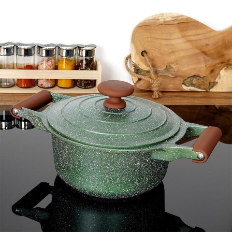 Garnek granitowy z pokrywką OMEGA 20 cm 2,6 l Garnek granitowy z pokrywką OMEGA 20 cm 2,6 l