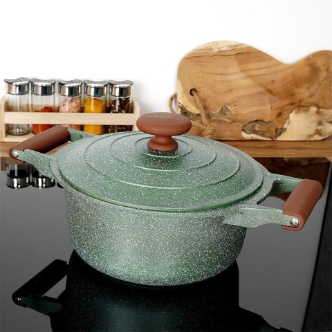 Garnek granitowy z pokrywką OMEGA 24 cm 4,4 l Garnek granitowy z pokrywką OMEGA 24 cm 4,4 l