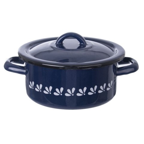 Garnek rondel garnuszek emaliowany 16 cm 1,5 l niebieski Garnek rondel garnuszek emaliowany 16 cm 1,5 l niebieski