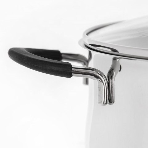 Garnek stalowy DALIE z pokrywką 16 cm 1,8 l gaz indukcja Garnek stalowy DALIE z pokrywką 16 cm 1,8 l gaz indukcja