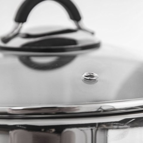 Garnek stalowy DALIE z pokrywką 16 cm 2,4 l gaz indukcja Garnek stalowy DALIE z pokrywką 16 cm 2,4 l gaz indukcja