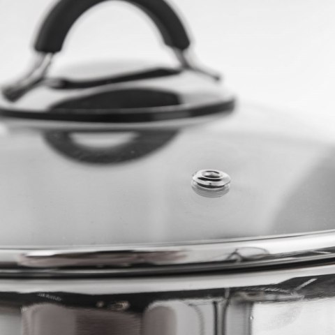 Garnek stalowy DALIE z pokrywką 18 cm 2,6 l gaz indukcja Garnek stalowy DALIE z pokrywką 18 cm 2,6 l gaz indukcja