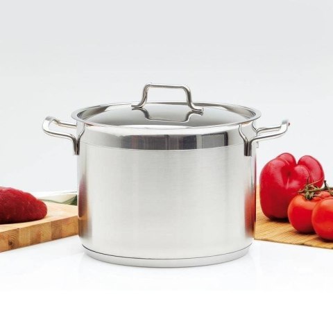 Garnek stalowy z pokrywką 18/10 PREMIUM 14 l ORION Garnek stalowy z pokrywką 18/10 PREMIUM 14 l ORION