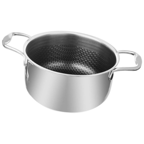 Garnek stalowy z powłoką nieprzywierającą premium COOKCELL ORION 24 cm 4,8 l Garnek stalowy z powłoką nieprzywierającą premium COOKCELL ORION 24 cm 4,8 l