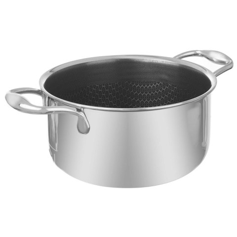 Garnek stalowy z powłoką nieprzywierającą premium COOKCELL ORION 24 cm 4,8 l Garnek stalowy z powłoką nieprzywierającą premium COOKCELL ORION 24 cm 4,8 l