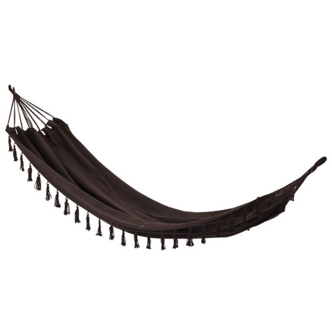 Hamak jednoosobowy brązowy XXL 200x100 cm Hamak jednoosobowy brązowy XXL 200x100 cm