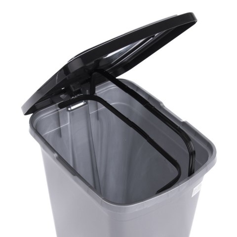 Kosz na odpady śmieci slim wąski 10 l z pokrywą Kosz na odpady śmieci slim wąski 10 l z pokrywą