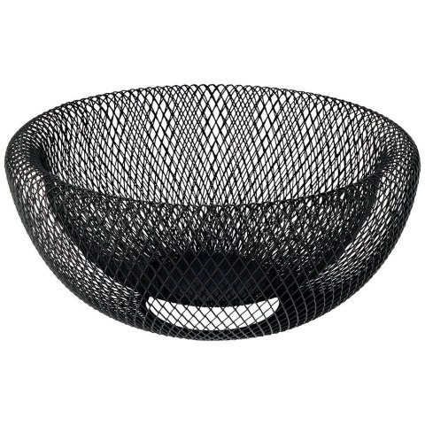 Kosz na owoce metalowy czarny 25x11,5 cm Kosz na owoce metalowy czarny 25x11,5 cm