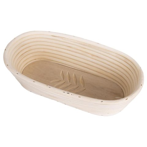 Koszyk rattanowy do wyrastania garowania chleba ciasta na chleb 1,5kg 32x15x9 cm liść Koszyk rattanowy do wyrastania garowania chleba ciasta na chleb 1,5kg 32x15x9 cm liść