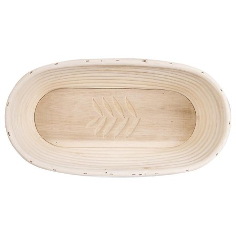 Koszyk rattanowy do wyrastania garowania chleba ciasta na chleb 1,5kg 32x15x9 cm liść Koszyk rattanowy do wyrastania garowania chleba ciasta na chleb 1,5kg 32x15x9 cm liść
