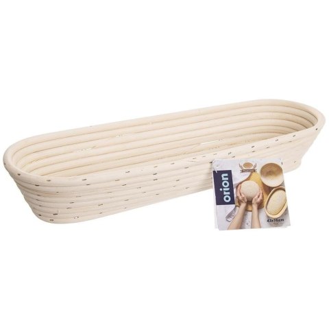 Koszyk rattanowy do wyrastania garowania chleba ciasta na chleb 1,5kg 43x16x7 cm Koszyk rattanowy do wyrastania garowania chleba ciasta na chleb 1,5kg 43x16x7 cm